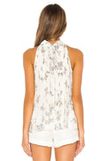 1.State Halter Tie Pleated Floral Belle Blouse - 1.State - DSY Retailers