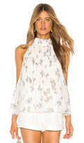 1.State Halter Tie Pleated Floral Belle Blouse - 1.State - DSY Retailers