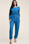 Solid Slouchy Jumpsuit