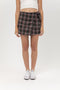 Knit Yarn Dye Plaid Skirt