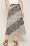 Floral-print Woven Midi Skirt