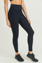 Jacquard & Ribbed Seamless Highwaist Leggings