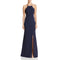 Bariano High Neck Cross Back Gown - Bariano - DSY Retailers