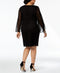 Connected Plus Size Lace & Chiffon Sheath Dress - Connected - DSY Retailers
