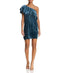 Dillion One-Shoulder Velvet Dress - WAYF - DSY Retailers