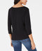 Juniors' Embellished Knot-Front Top - BCX - DSY Retailers