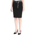 Logo-Print Belt Pencil Skirt Black - Calvin Klein - DSY Retailers