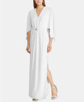 Mariella Cape Pleated Evening Dress - Lauren Ralph Lauren - DSY Retailers