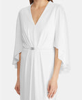 Mariella Cape Pleated Evening Dress - Lauren Ralph Lauren - DSY Retailers