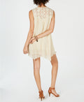 Petite Lace Yoke Handkerchief Hem A Line Dress - Style & Co - DSY Retailers