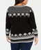 Plus Size Cotton Snowflake-Pattern Sweater - Tommy Hilfiger - DSY Retailers