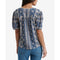 Lucky Brand Printed Short Sleeve Peasant Top - Lucky Brand - DSY Retailers