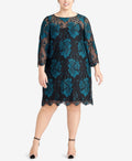 Rachel Roy Plus Madeline Two-Tone Lace Dress - Rachel Roy - DSY Retailers