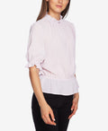 Short Sleeve Micro Check Blouse - 1. State - DSY Retailers