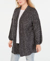Style & Co Plus Size Bishop-Sleeve Open-Front Cardigan Sweater Style & Co 3X 