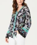 Style & Co Printed Flare-Sleeve Top - Style & Co - DSY Retailers
